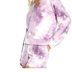 Wild Fox (MSRP $126)- Purple Tie-Dye Star Pajama Set